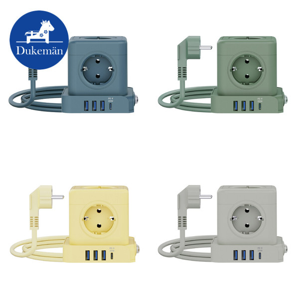 [듀크만] CUBE40 큐브 고속충전 멀티탭 MT04 (전선형 1.8m)